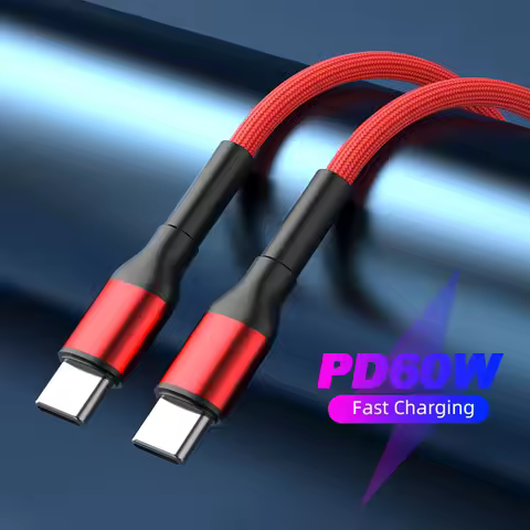 PD 60W Cable For Samsung Galaxy A55 S24 Huawei MatePad vivo Pad3 Umidigi A15 Tecno Pova 6 Infinix Xp