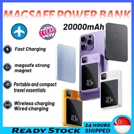 🇸🇬 [READY STOCK] Super Fast Charging Magnetic Wireless Power Bank PD20W 22.5W Mini Powerbank Charger 20000mAh for iPhone 14/13/12