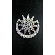 (SILVER) DOKOH TENGGOLOK KERONGSANG SONGKOK BROOCH KERONGSANG MURAH DOKOH VIRAL KERONGSANG BULAN BIN