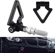 DEWHEL Triangle Tow Hooks Ring Front Rear Black Fits Euro Auto BMW E46 E81 E30 E36 E90 E91 E92 E93 1