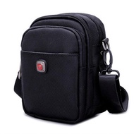 Swiss Army Knife Pocket Bag Men s Mobile Phone Bag Shoulder Bag Belt Multifunctional Canvas Messenger Bag Korean Style C