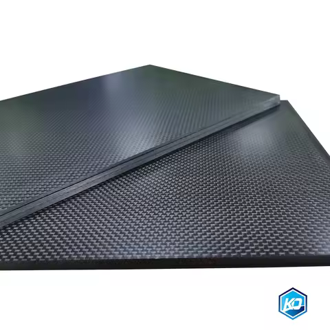 0.5-6MM 125X75 mm 3K plain Matte glossy Carbon Plate Panel Sheets High Composite Hardness Material A