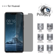 ฟิล์มกระจกนิรภัย ป้องกันการแอบมอง Huawei P50 P40 P30 P20 Pro Lite Y7P Y5P Y6P Y6s Y7a Nova 8i 7i 5T 3i Honor 8X 9 10 se Y70 Y90 Y9 Prime 2019 Y9s ฟิล์มกระจกกันเสือก