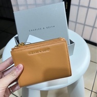 charles &amp; keith 南瓜橘兩折短夾 送禮首選 錢包 女生用品 專櫃款 現貨 快速出貨