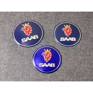 SAAAB Sabo Car Logo Hub Sticker Hub Center Sticker Hub Cover Decorative Sticker Modified Wheel Cover