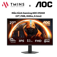 AOC 27G50Z Gaming Monitor (27'', FHD, 260hz, 0.3ms) - Genuine product.