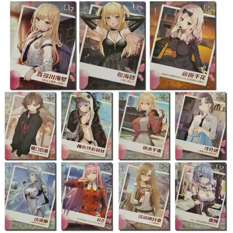 Goddess Story Feast Ur Ssr Card Kitagawa Marin Rem Nishikigi Chisato Yuuki Asuna Game Collection Chi