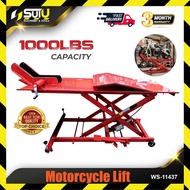 WS-11437 / WS11437 Air & Hydraulic Motorcycle Lift 1000LBS