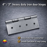 3 Inch / 4 Inch Heavy Duty Weld On Iron Door Hinge Gate Hinge Mild Steel