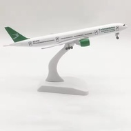 20cm Air Turkmenistan Boeing 777 B777 Airlines Model Plane Alloy Metal Diecast Airplane Model Aircra