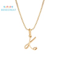 1set 1pc Brass Chain & 304 Stainless Steel Letter Necklaces Lead Free & Nickel Free & Cadmium Free G