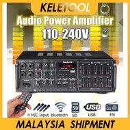 Sunbuck 2000W Theater Amplifier AC220V Bluetooth Amplifier Audio KTV Home Stereo Support FM USB Sistem Karaoke Subwoofer