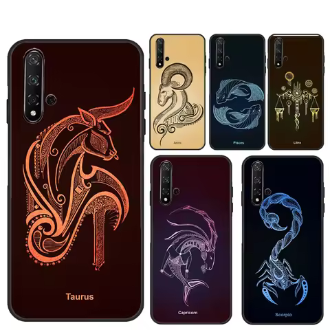 Zodiac Sign For Huawei Nova 9 10 SE 5T 12s 12i 11i Y91 Y90 Y60 Y70 Y72 Y61 P20 P40 P30 Lite P60 Pro 