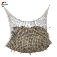 [chulisia] Slow Feed Hay Net Horse Hay Feeder Bag Hay Net Bag Slow Feeding Mesh Hay Storage Tote Sof
