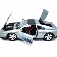 Bburago Burago/ - Ferrari 348ts 348 ts/ - 1:18 Silver Scale