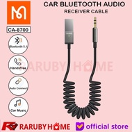 Mcdodo CA-8700 Car AUX Wireless Audio Reciever Bluetooth Mobil Speaker - Hitam