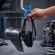 Outboard Motor Flusher Quick Connect Outboard Flusher with Dual Hoses Motor Flushing Tool Efficient 