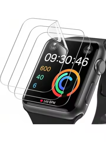 3PCS Hydrogel Film for Apple Watch 9 5 6 SE 3 2 1 40MM 44MM 42MM 38MM Screen Protector for Apple Wat