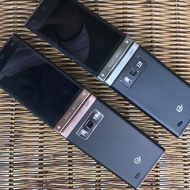 LL 80NEW For Second-hand Samsung SM-W2014 Telecom 3G mobile dual mode dual standby flip business spare elderly