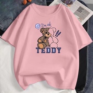 Fashion T-Shirt Cute Pattern Popularity Couple M-3XL 8 Colors Available High Quality Polyester Fabri