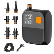 ปั๊มลม SUP แบบชาร์จไฟฟ้า ปั๊มไฟฟ้าพกพา 25PSI สำหรับกระดานยืนพาย