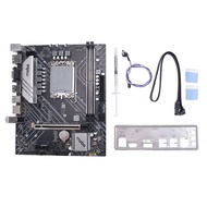 H610 Motherboard+Thermal Pad+Thermal Grease LGA1700 DDR4 Gigabit LAN for G6900 G7400 I3 12100 I5 125