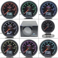 GREDDY MULTI GAUGE METER 7 COLOUR volt display 2in1 RPM BOOST VACCUM WATER TEMP VOLT OIL TEMP OIL PR