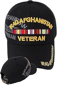 Iraq Afghanistan Veteran Baseball Cap Black, Black, 0