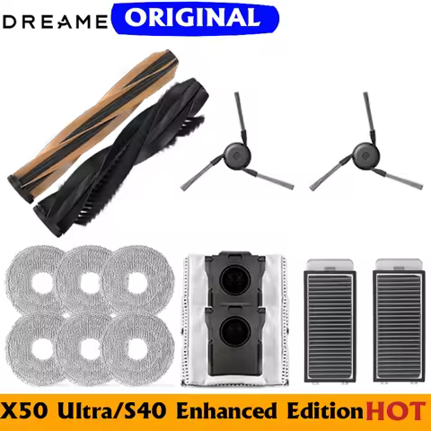 Original Dreame X50 Ultra/X50 Master / L50 (Pro) Ultra / L40s (Pro) Ultra Accessories Main Side Brus