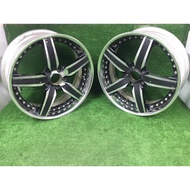 Wheels Riverside Traffic Star STR 114.3x5 19x7.5 +41 (2 Pcs ) Ori Japan