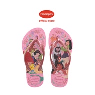 Havaianas Kids Slim Princess Flip Flops-Pink/Pink