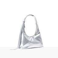 knack.bag - Hobo bag (M) - Silver เงิน -  โฮโบ