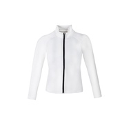 SS2021 WHITE UV JACKET เสื้อแขนยาวซิบหน้า มีฟองน้ำในตัวผ้าหนา กัน UV UPF 50+ ซับในทั้งตัว