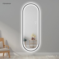 Damaged Guaranteed Compensation🏅Light Luxury Floor Mirror Led Home Mirror with Light Wall Sticker Wall Hanging Full-Leng