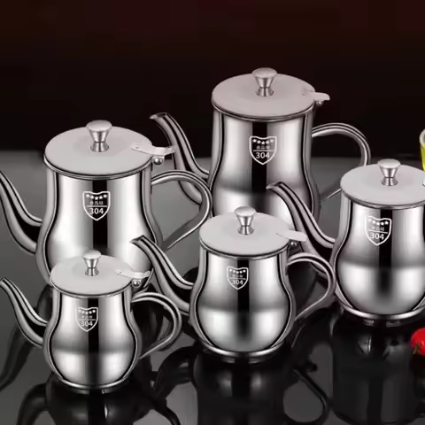 1Pc Household 316 Stainless Steel Oil Pot with Filter Oil Filter Pot Cooking Household Leak Proof Oi