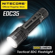 NITECORE EDC35 Torch Light Lampu Suluh 5000 Lumen 550 Meter Flashlight Jarak Jauh Torchlight Led