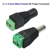 FGH ปลั๊กไฟ คอนเนคเตอร์แจ็คสายไฟ DC Jack  Connectors (10 ชิ้น) ปลั๊กพ่วง ปลั๊กไฟต่อพ่วง ปลั๊กไฟพ่วง 