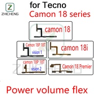for Tecno Camon 18 18P/T 18Premier 18i Ch6 ch6n ch7n Ch7 Ch9 ch9n CG6 Power volume flex cable switch