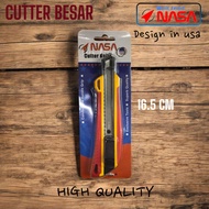 CUTTER BESAR 16.5CM NASA LAPIS KARET TEBAL