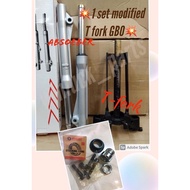 💥MODIFIED T FORK EX5 convert to C70/GBO-J/GBO complete set 💥