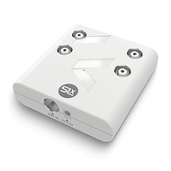 SLx Signal Booster Aerial Amplifier for TV/Digital Freeview With Integrated 4G Filter - 4 Output &amp; CDL Micro Male Coax/C