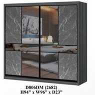 Almari Baju Almari Pakaian Wardrobe 8x8 kaki