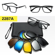 Eyeglasses Frame And Magnetic Sunglasses Clip On Mens Polarized Magnet Women Polaroid Clip On Optica