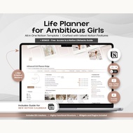 Notion Template Advanced Life Planner All in One Dashboard Ultimate Calendar ADHD Personal Extended