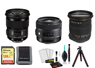 Sigma Three Lens Bundle for Nikon Cameras: Sigma 50mm f/1.4 DG HSM Art Lens for Nikon, 30mm f/1.4 DC