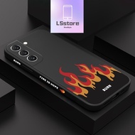 ORDcuteColorRetro Casing Fierce Fire Phone Case For Vivo Y400 Y100 Y04 Y39 Y29 Y19S Y28 Y76 Y36 Y93 