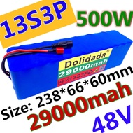 Electric Bicycle Battery 48V 29Ah 18650 Lithium ion battery pack 13String3and+Charger