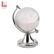 Lovoski Crystal  Globe, Transparent World Map Globe, Office Desktop Decoration, Photo Props