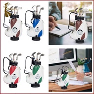 [kokiya] Golf Pen Holder for Desk Desk Decor Unique Clock Great Gift Pens Set Gadgets Golf Gifts for