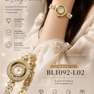 BERLINK BL1092-L02 Women's Analog Watch with Sparkling Design Elegant Everyday Gold